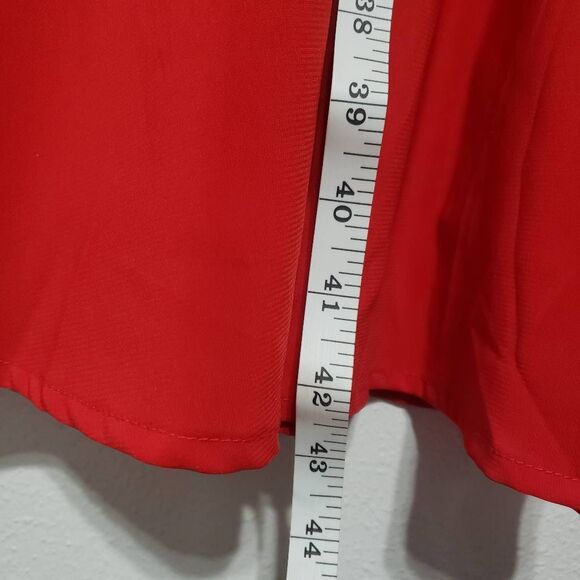eShakti Red Dress Size M - Picture 5 of 16